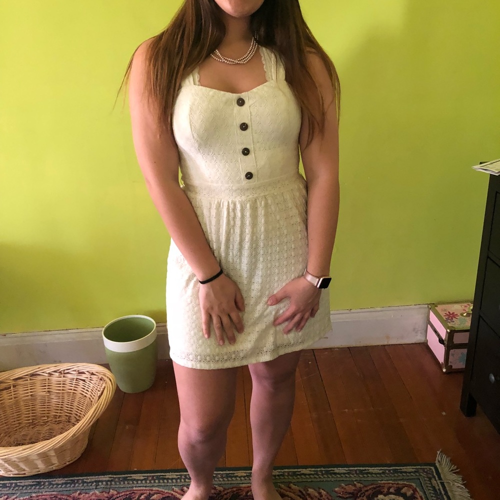 adorable white lace dress